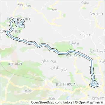 347 Bus Line Map