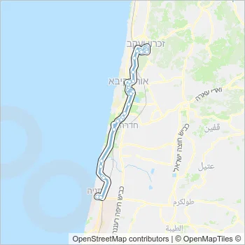 710 Bus Line Map