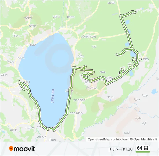 64 Bus Line Map