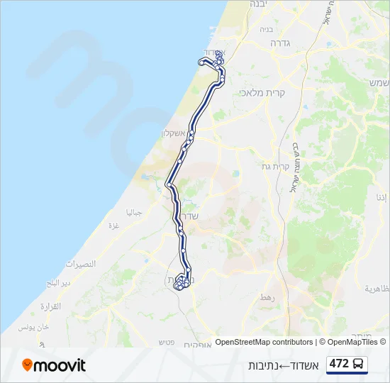 472 Bus Line Map