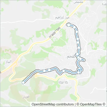 27 Bus Line Map