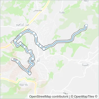 28א Bus Line Map