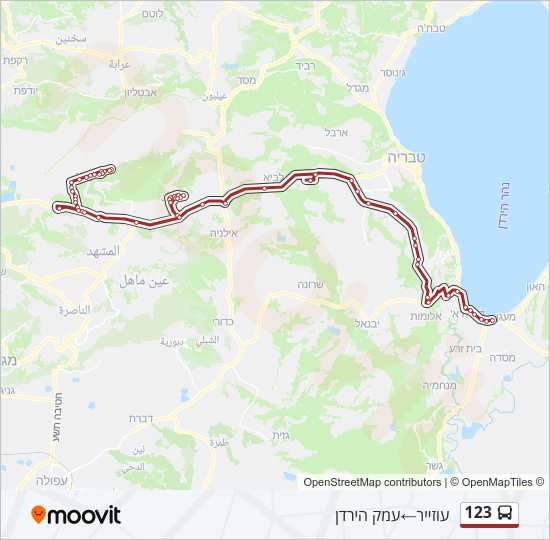 123 Bus Line Map