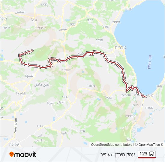 123 Bus Line Map