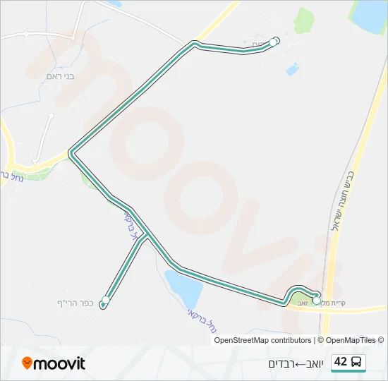 42 Bus Line Map