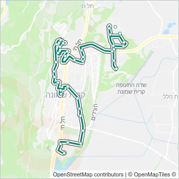 12 Bus Line Map