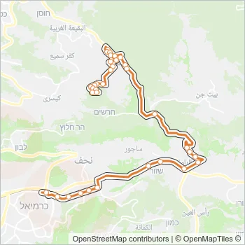 152 Bus Line Map