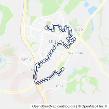 8 Bus Line Map