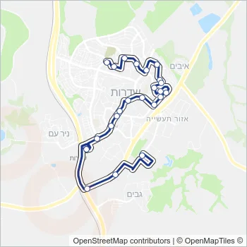 8 Bus Line Map