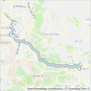 357 Bus Line Map