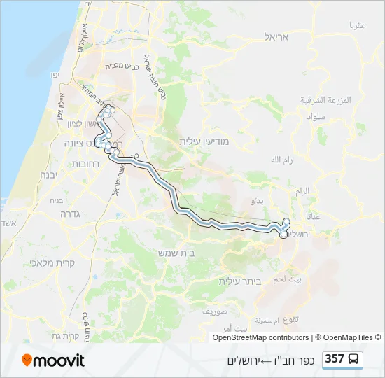 357 Bus Line Map