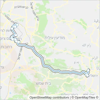 357 Bus Line Map