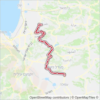 280 Bus Line Map