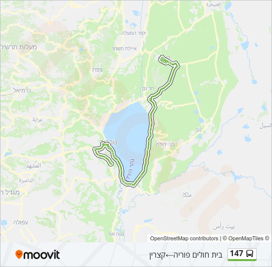 147 Bus Line Map