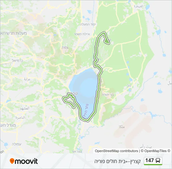 147 Bus Line Map