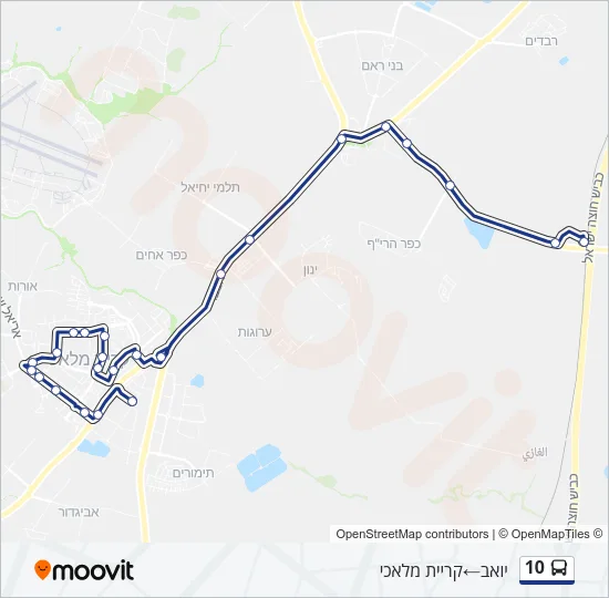 10 Bus Line Map