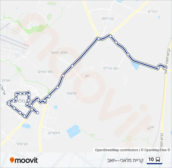 10 Bus Line Map