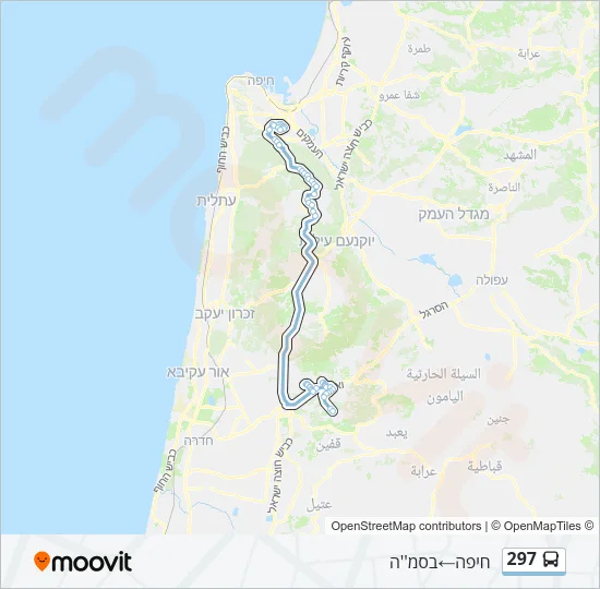 297 Bus Line Map