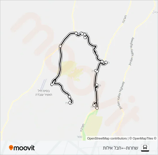 Автобус 24 - בהזמנה מראש: карта маршрута