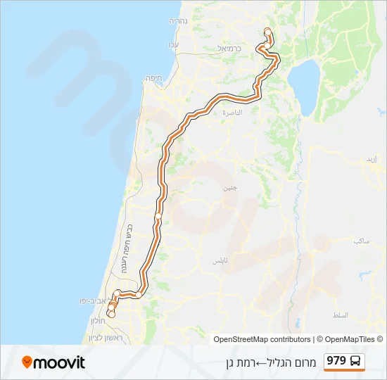 979 Bus Line Map