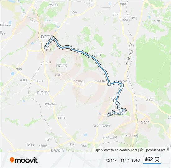 462 Bus Line Map