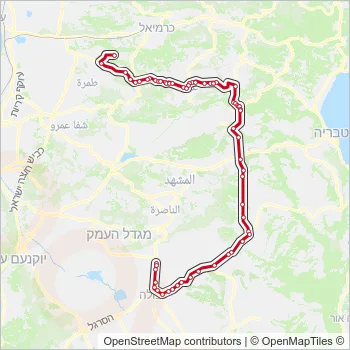 240 Bus Line Map