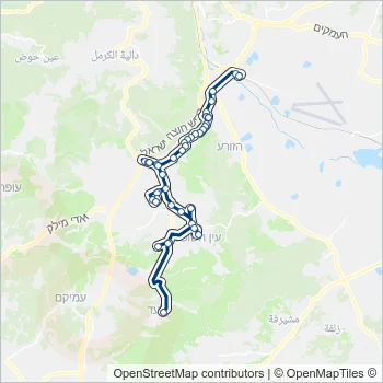 184 Bus Line Map