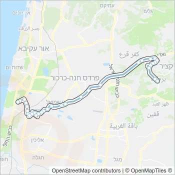 61 Bus Line Map