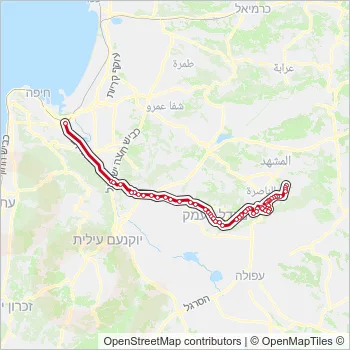 338 Bus Line Map