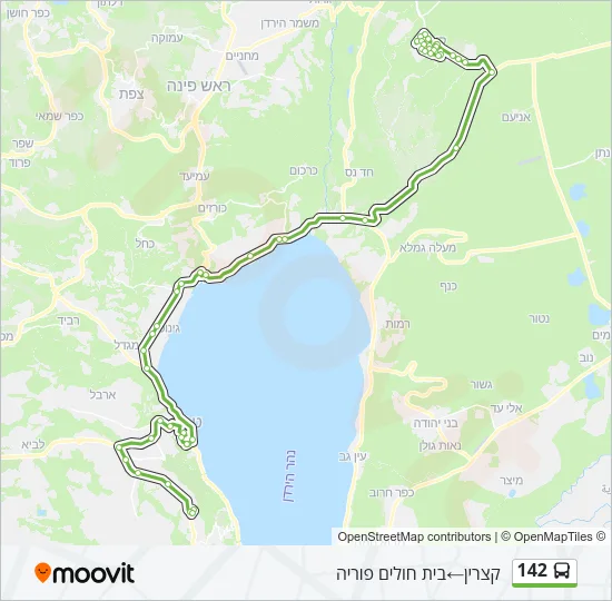 142 Bus Line Map
