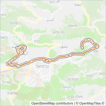 67 Bus Line Map