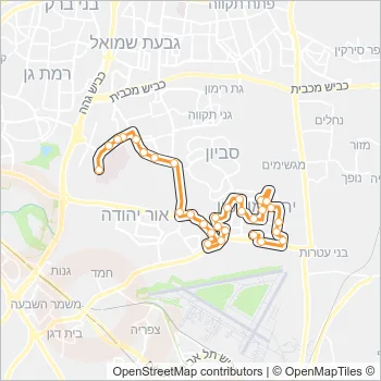 3 Bus Line Map
