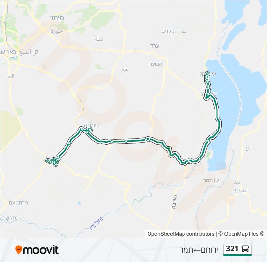 321 Bus Line Map