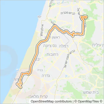 285 Bus Line Map