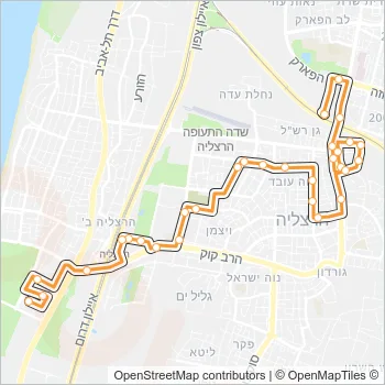 34 Bus Line Map