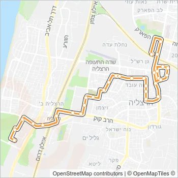 34 Bus Line Map