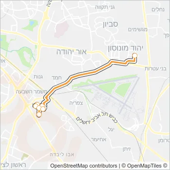 398 Bus Line Map