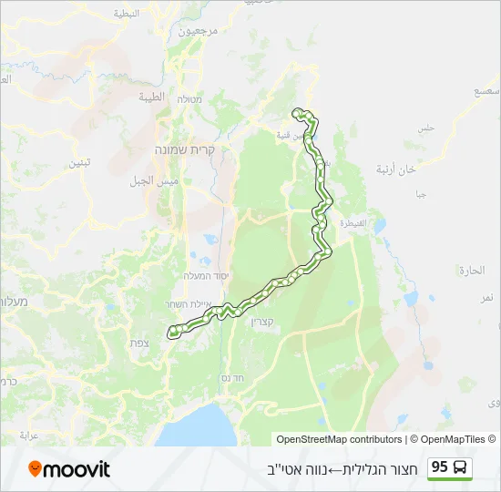 95 Bus Line Map