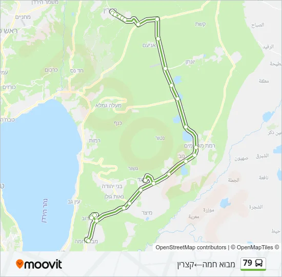 79 Bus Line Map