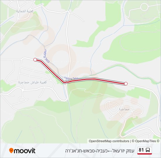 81 Bus Line Map