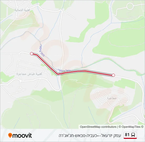 81 Bus Line Map