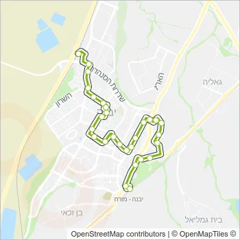 3 Bus Line Map