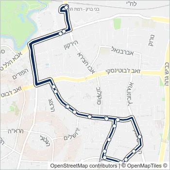 501 Bus Line Map
