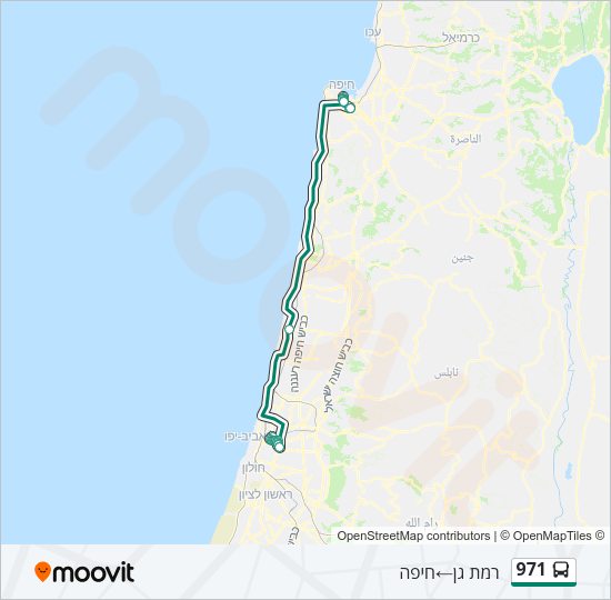 971 Bus Line Map