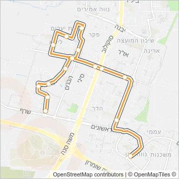 909 Bus Line Map