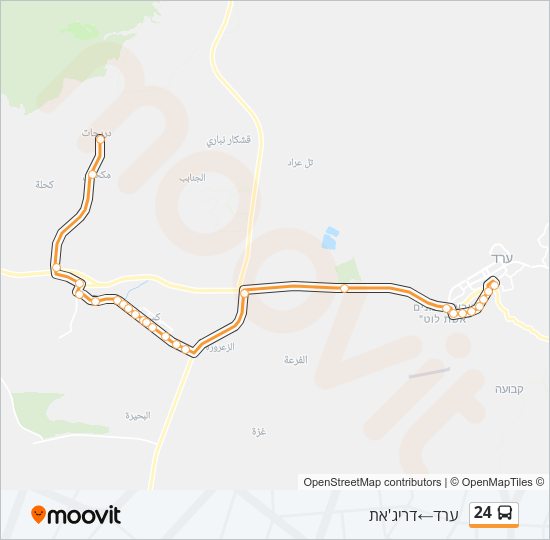 24 Bus Line Map