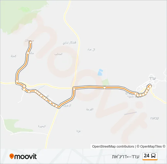 24 Bus Line Map
