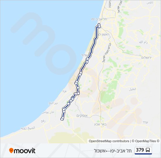 379 Bus Line Map