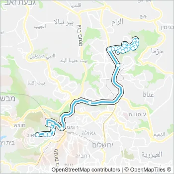 569 Bus Line Map