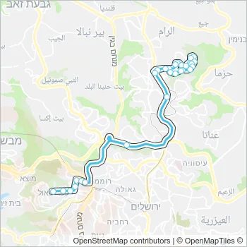 569 Bus Line Map